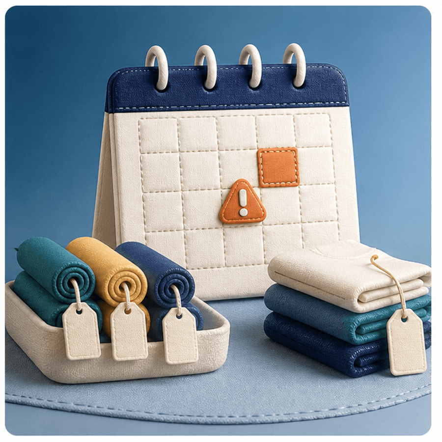 Expiry calendar illustration for review article